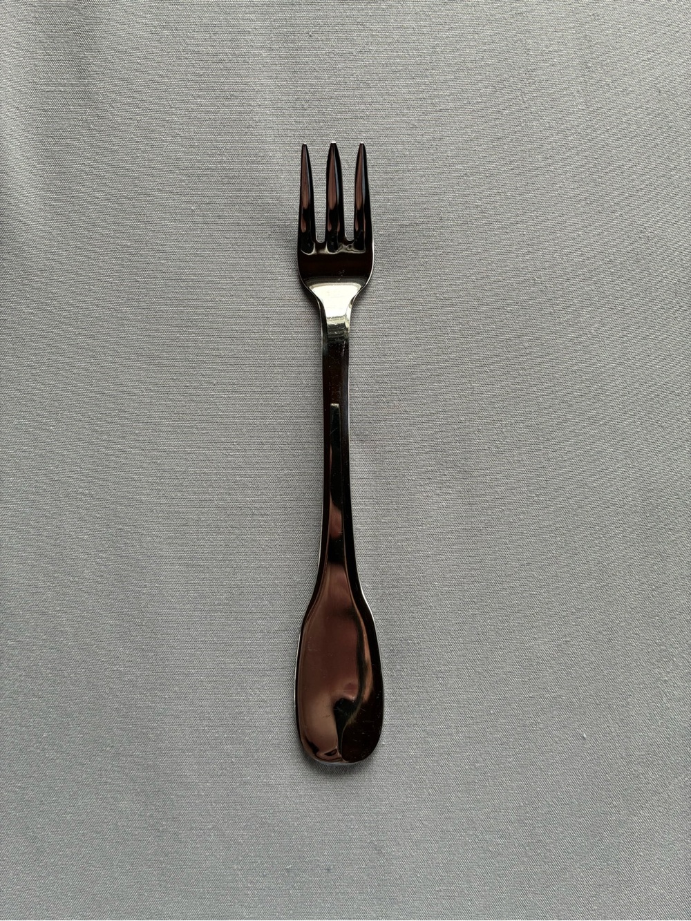 Vintage DJ Japan Stainless Steel Seafood Cocktail Fork Teardrop Flatware